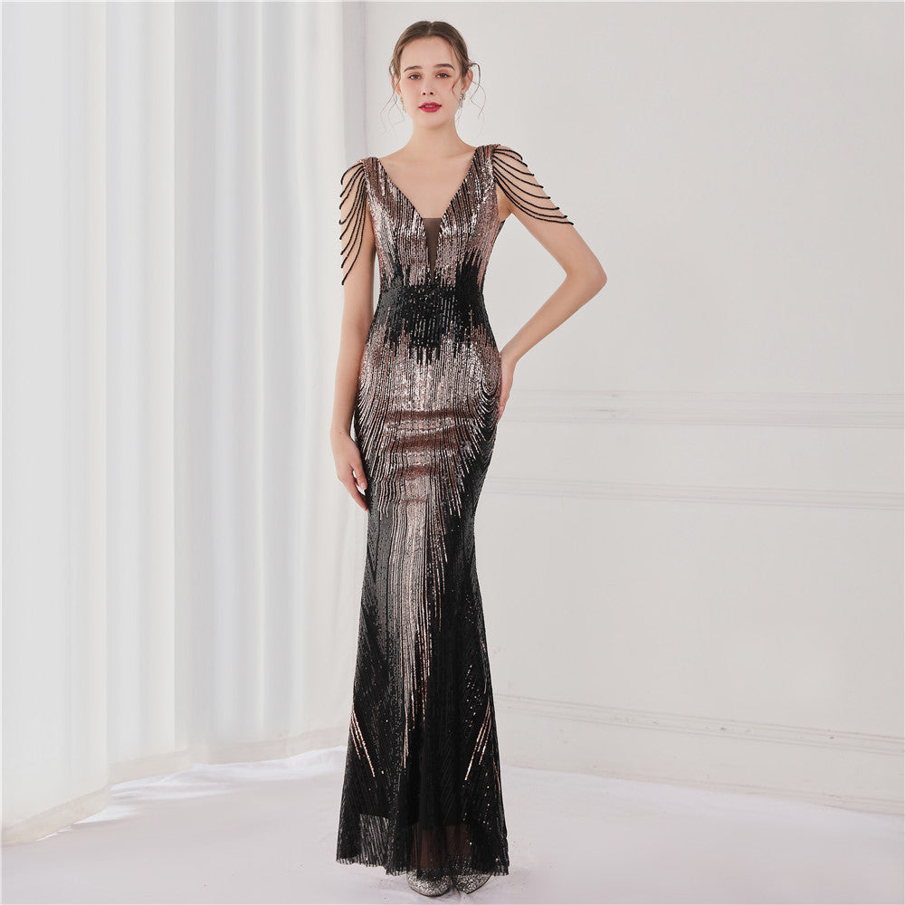 The Liah Sequin Gown
