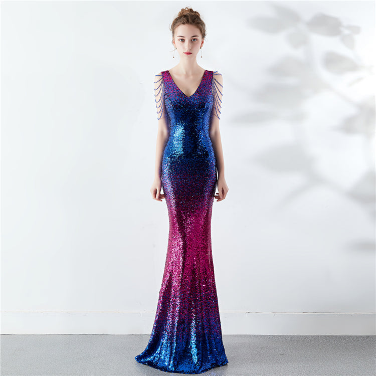 The Krystal gradient gown