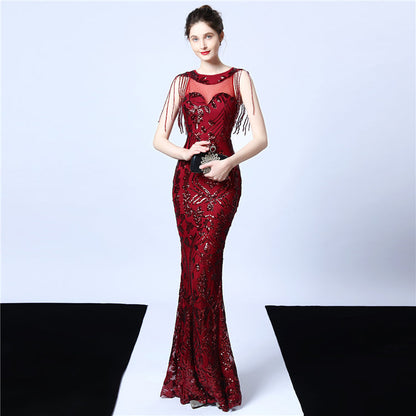 Hilda Ramp Maxi Abiye Elbise