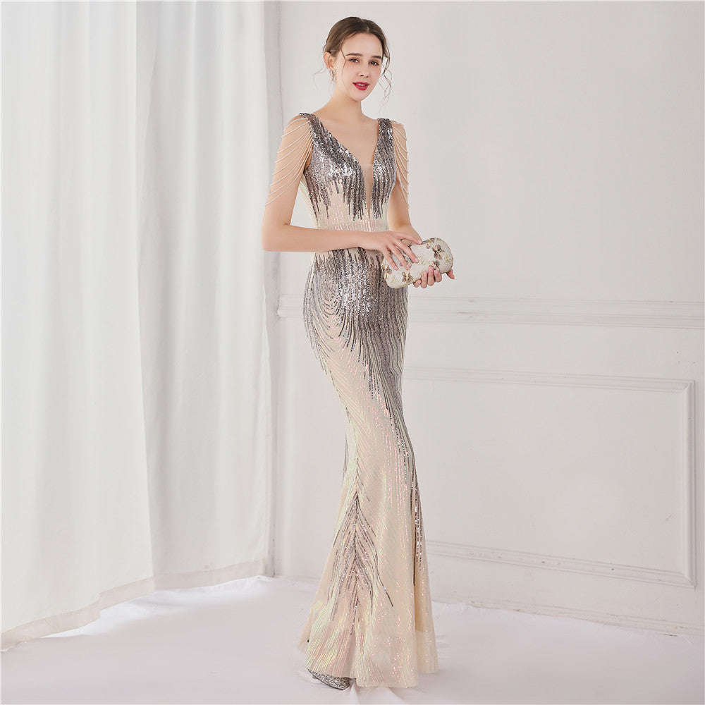 The Liah Sequin Gown