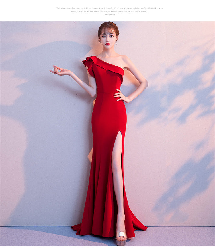 The Caitlyn ruffle gown