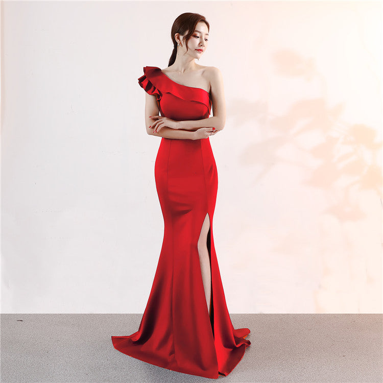 The Caitlyn ruffle gown
