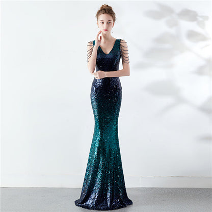 The Krystal gradient gown