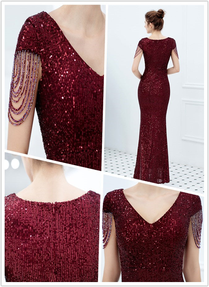 Sparkle Denizkızı Maxi Abiye Elbise