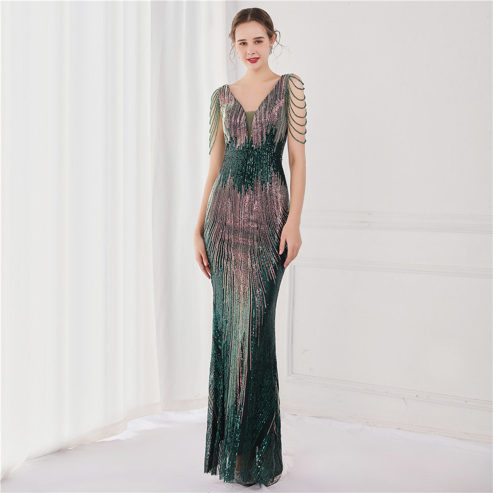 The Liah Sequin Gown