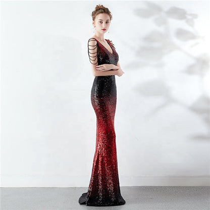 The Krystal gradient gown