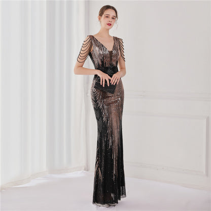 The Liah Sequin Gown