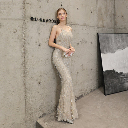 The Jackie halter gown