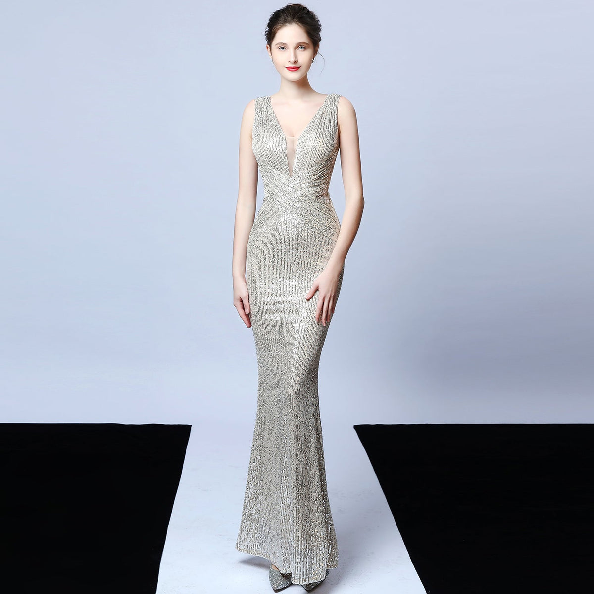 The Darla Sequin Gown