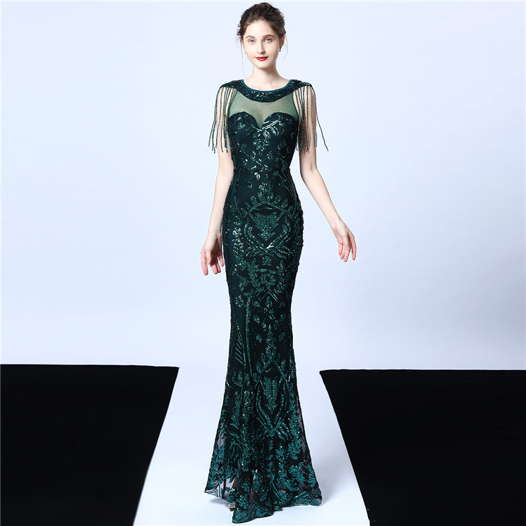 Hilda Ramp Maxi Abiye Elbise