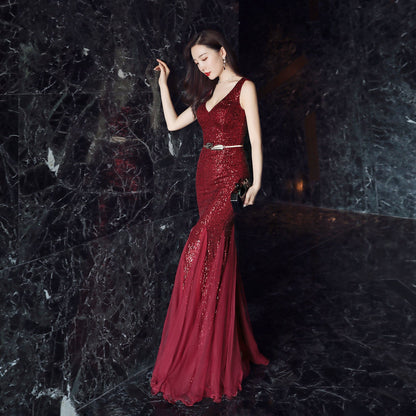 Pageant Balık Kuyruğu Maxi Abiye Elbise