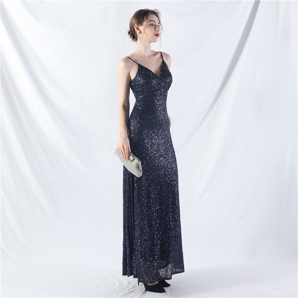 The Glitz and Glam A-Line Dress