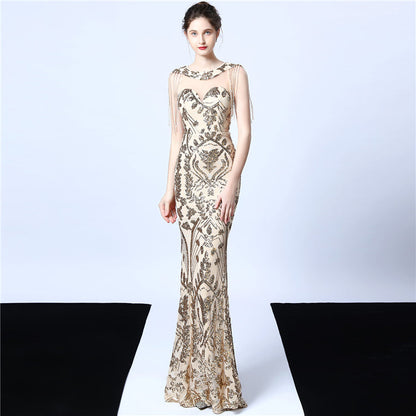 Hilda Ramp Maxi Abiye Elbise