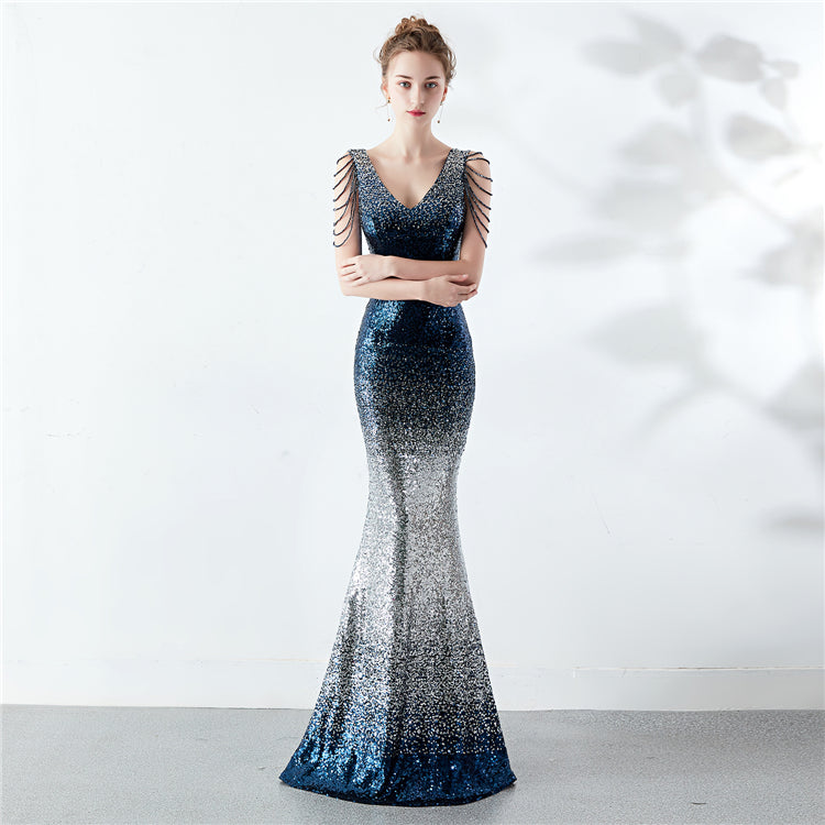 The Krystal gradient gown