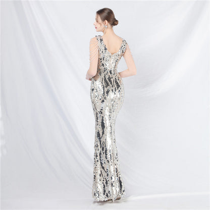 The Star Studded Sequin Gown