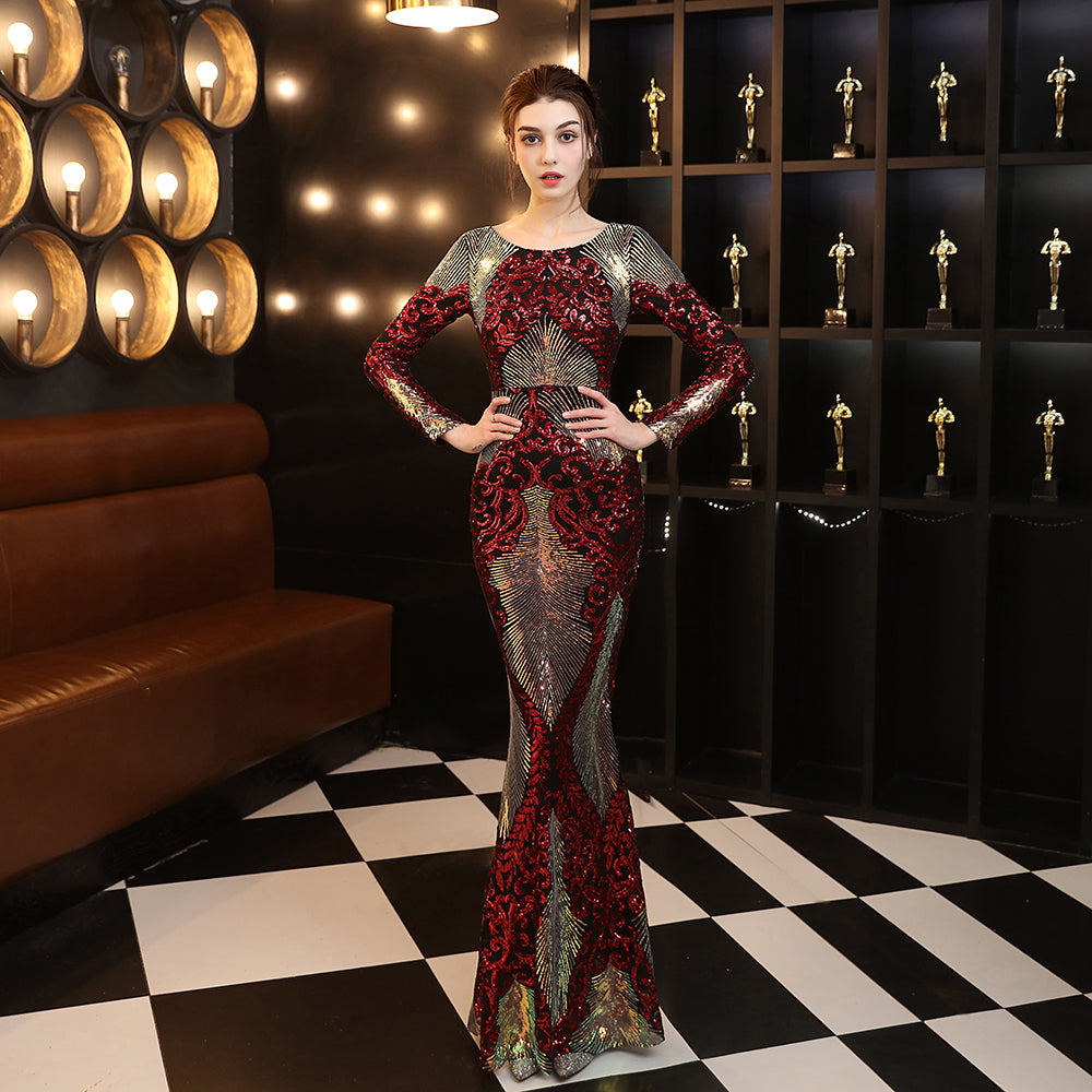 The Sophia sequin gown