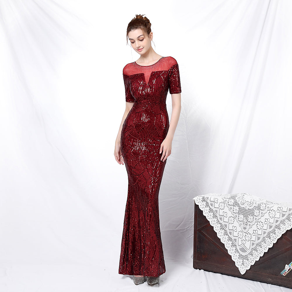 The Veronica  sequin gown