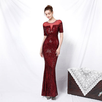 The Veronica  sequin gown