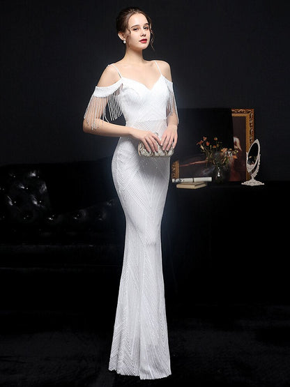 Silver Maxi Elbise