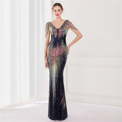 The Liah Sequin Gown