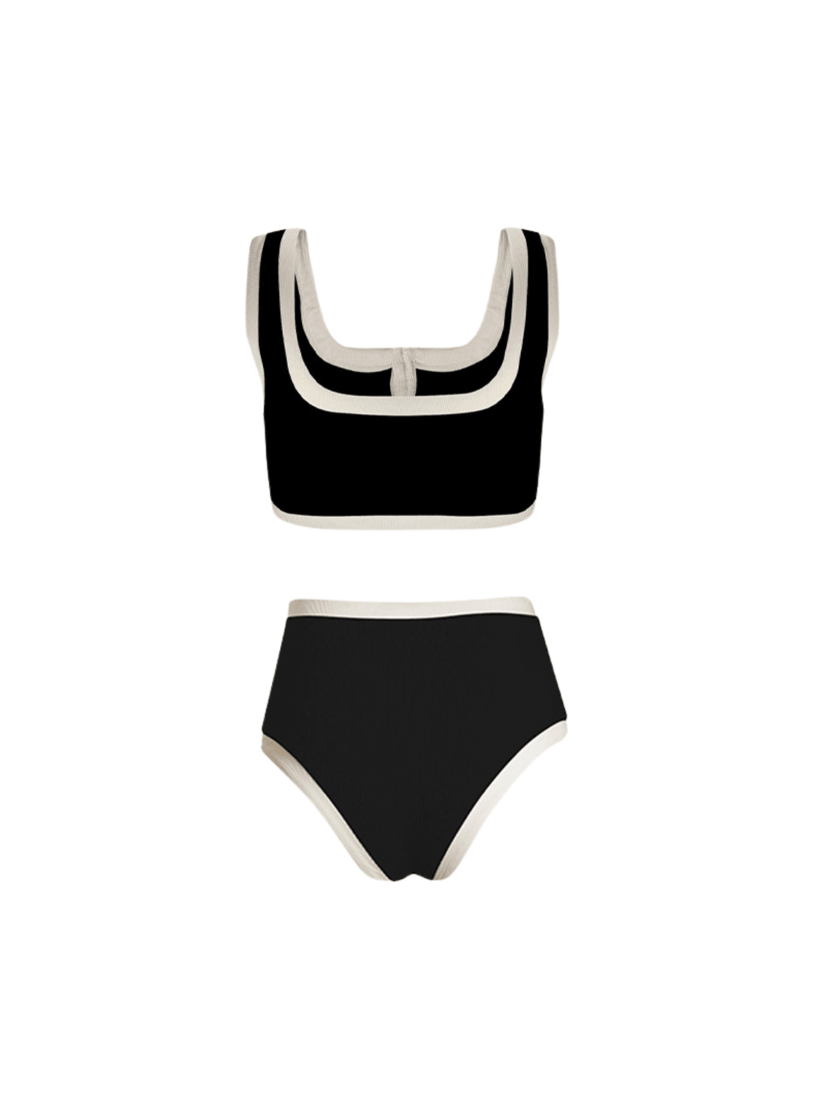 Jacoby Düğmeli Bikini Siyah İkili Takım