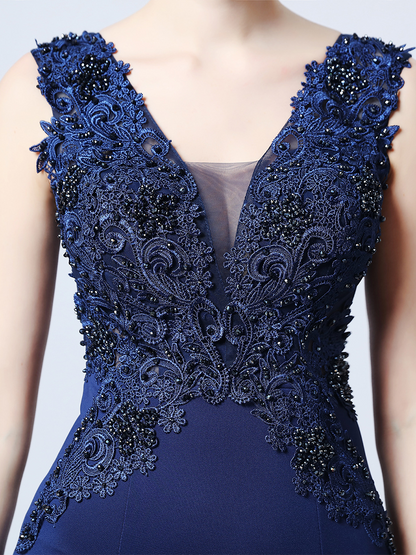 Tahlia Aplike Denizkızı Maxi Elbise