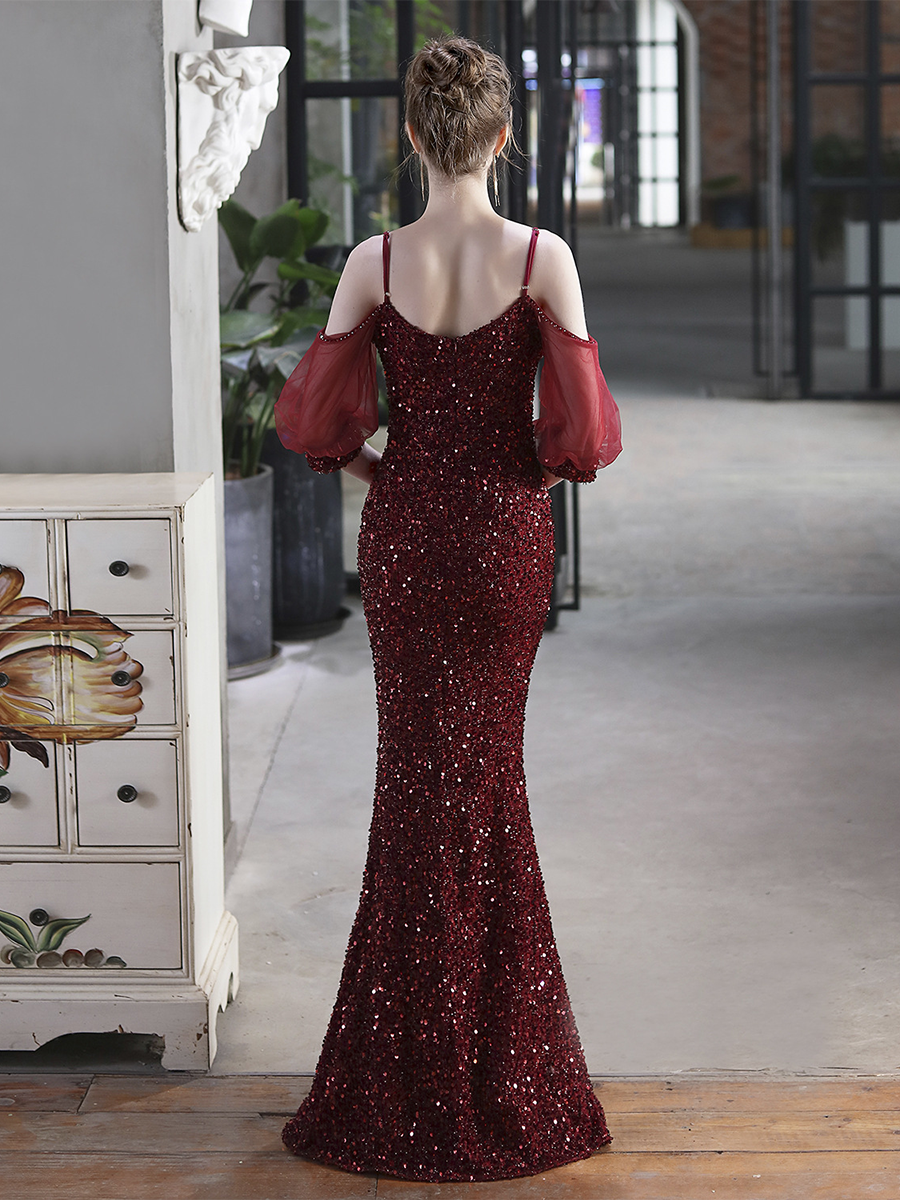 Eulalia Puf Kol Maxi Elbise