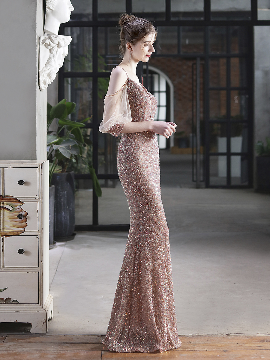 Eulalia Puf Kol Maxi Elbise