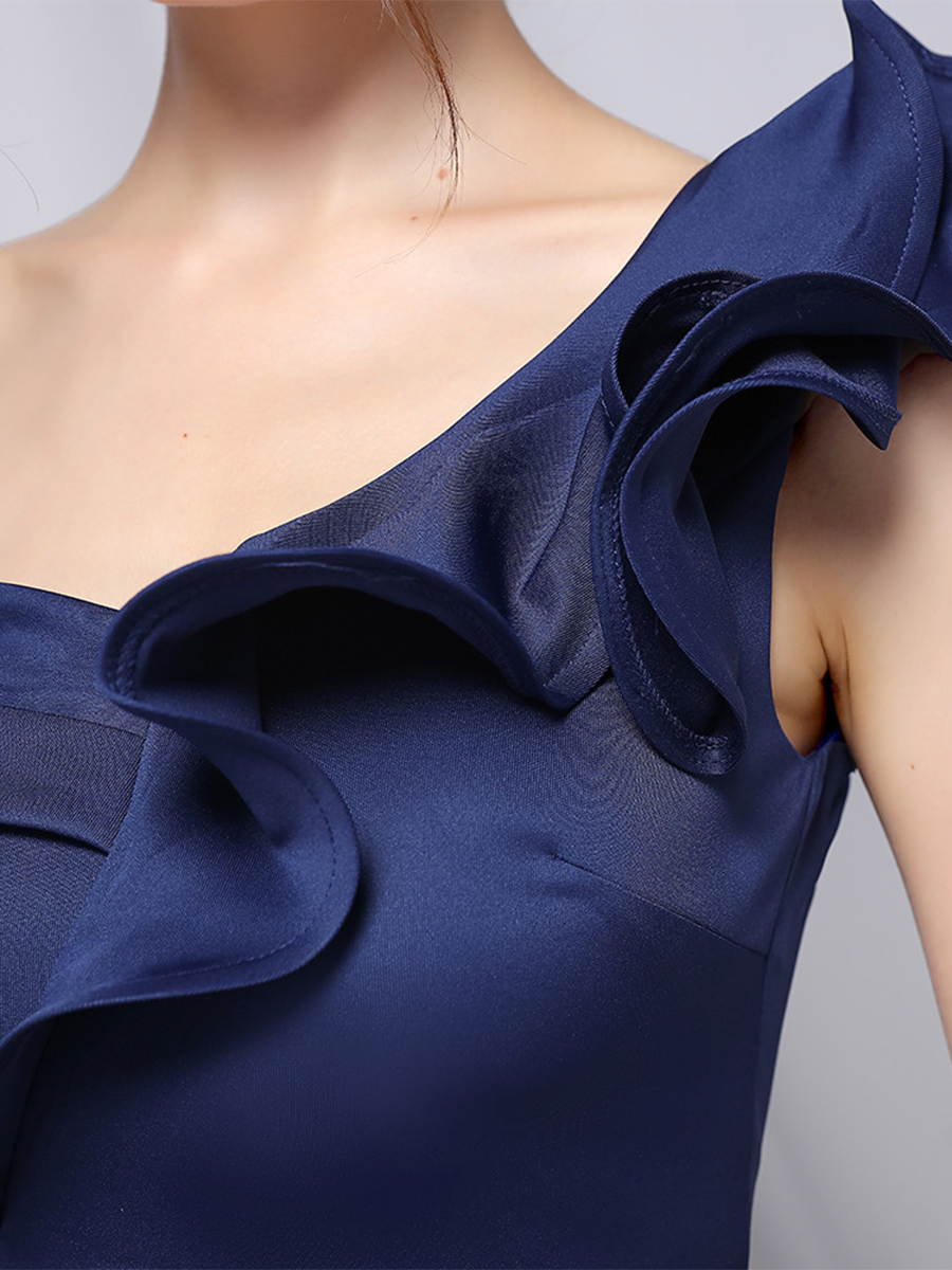 Fiorenza Fırfırlı Denizkızı Maxi Elbise