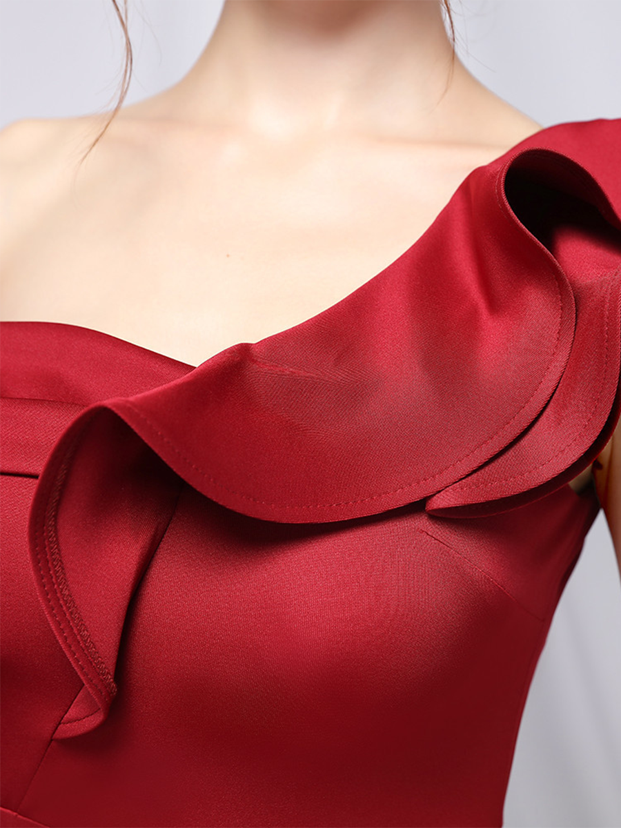 Fiorenza Fırfırlı Denizkızı Maxi Elbise