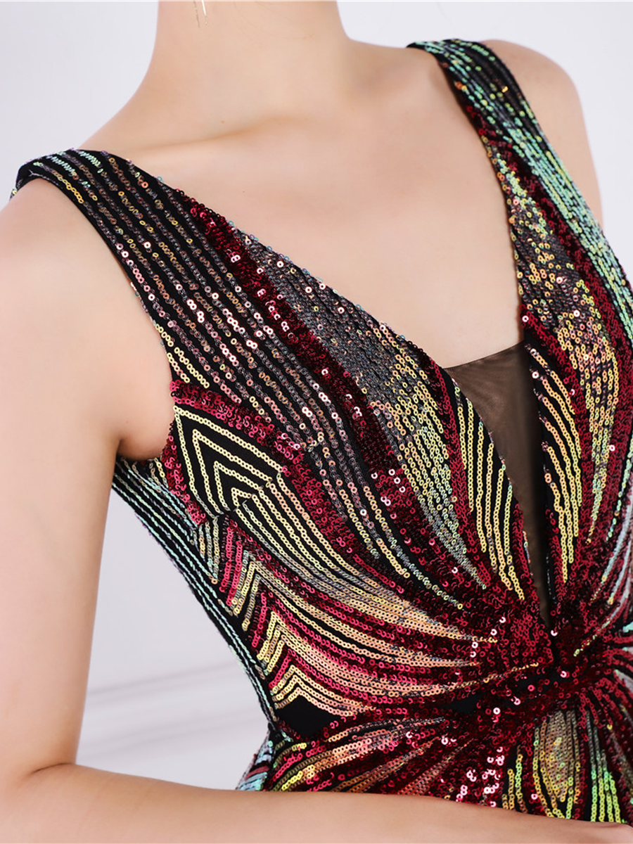 Talia V Yaka Maxi Elbisesi