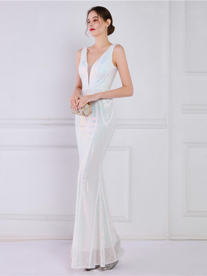 Talia V Yaka Maxi Elbisesi