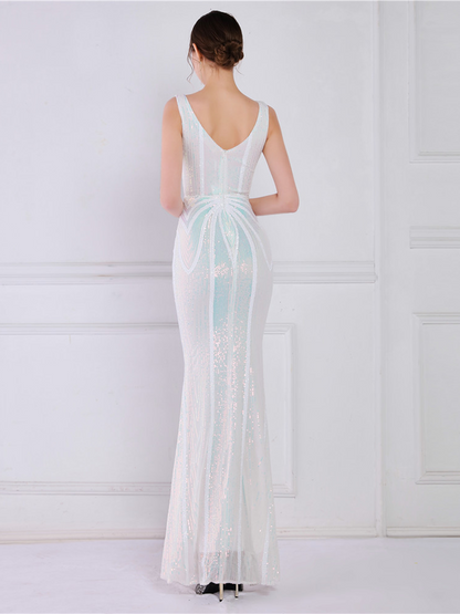 Talia V Yaka Maxi Elbisesi