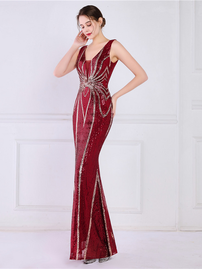 Talia V Yaka Maxi Elbisesi