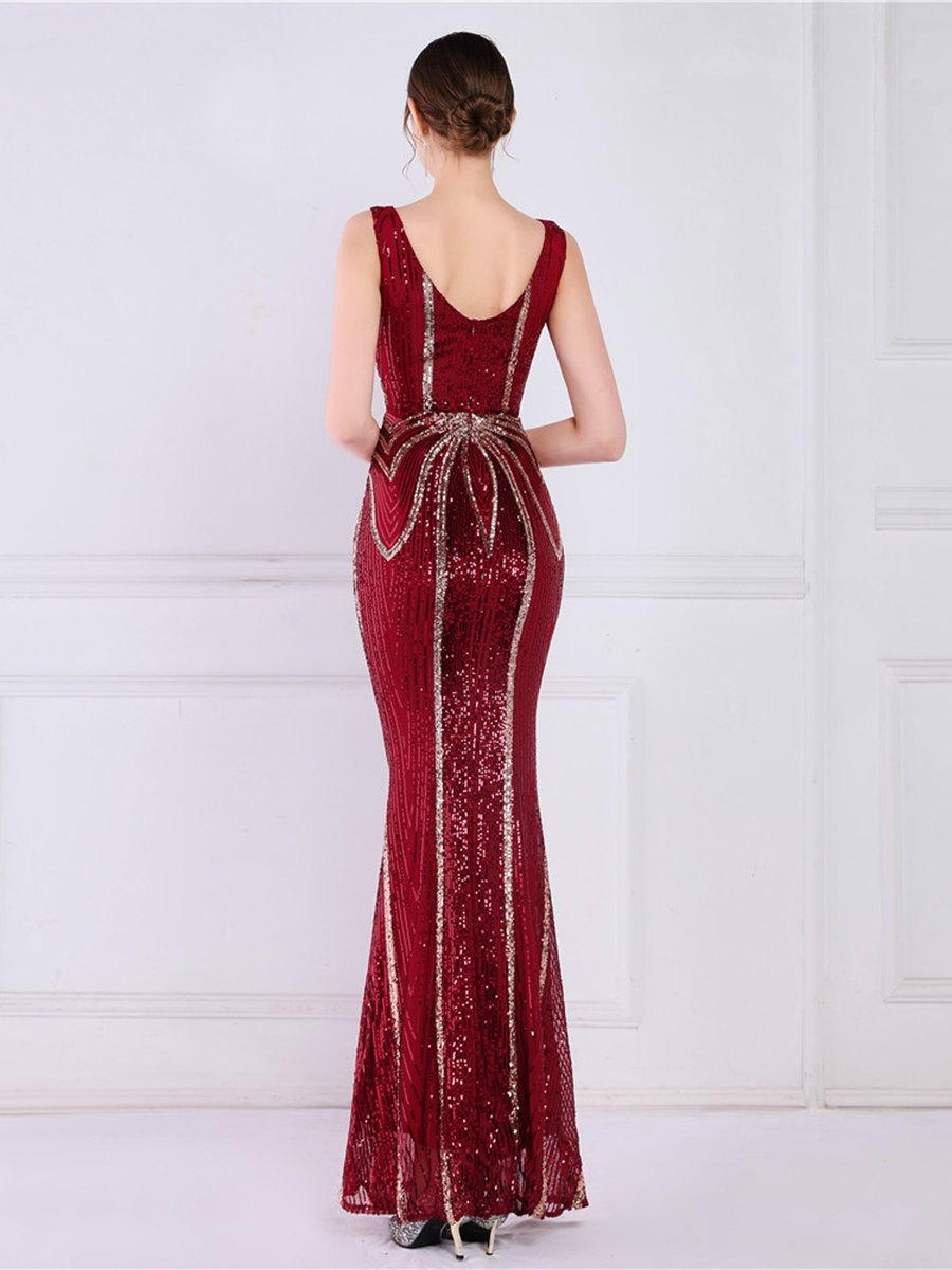 Talia V Yaka Maxi Elbisesi