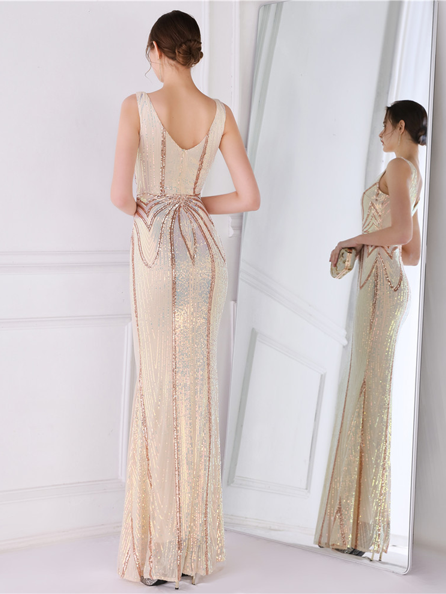 Talia V Yaka Maxi Elbisesi