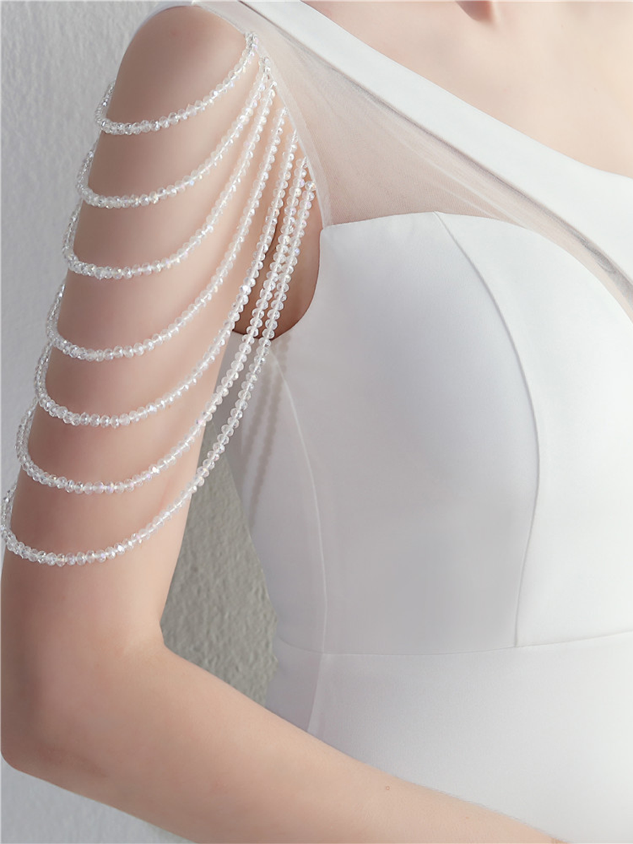 Saoirse Tek Omuz Kesimli Maxi Elbise