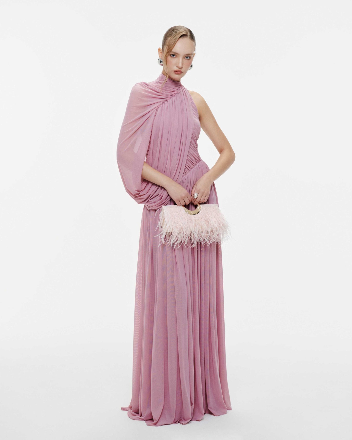 Thisbe Maxi Elbise- Gül Kurusu
