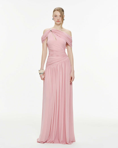 Ariadne Maxi Elbise-Pembe
