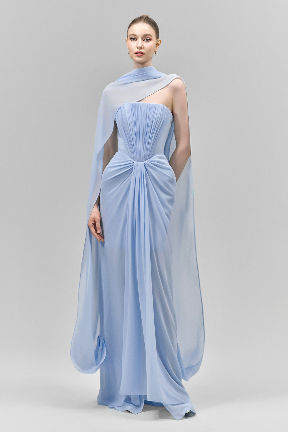 Marivelle Maxi Elbise-Mavi