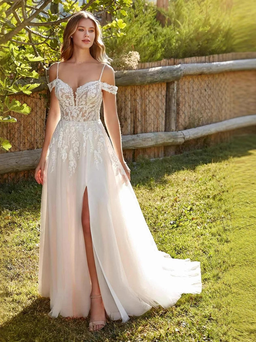 Briseis Romantik Dantelli Maxi Elbise