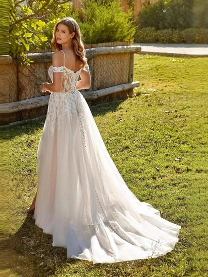 Briseis Romantik Dantelli Maxi Elbise