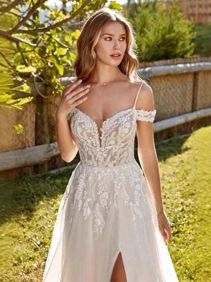 Briseis Romantik Dantelli Maxi Elbise