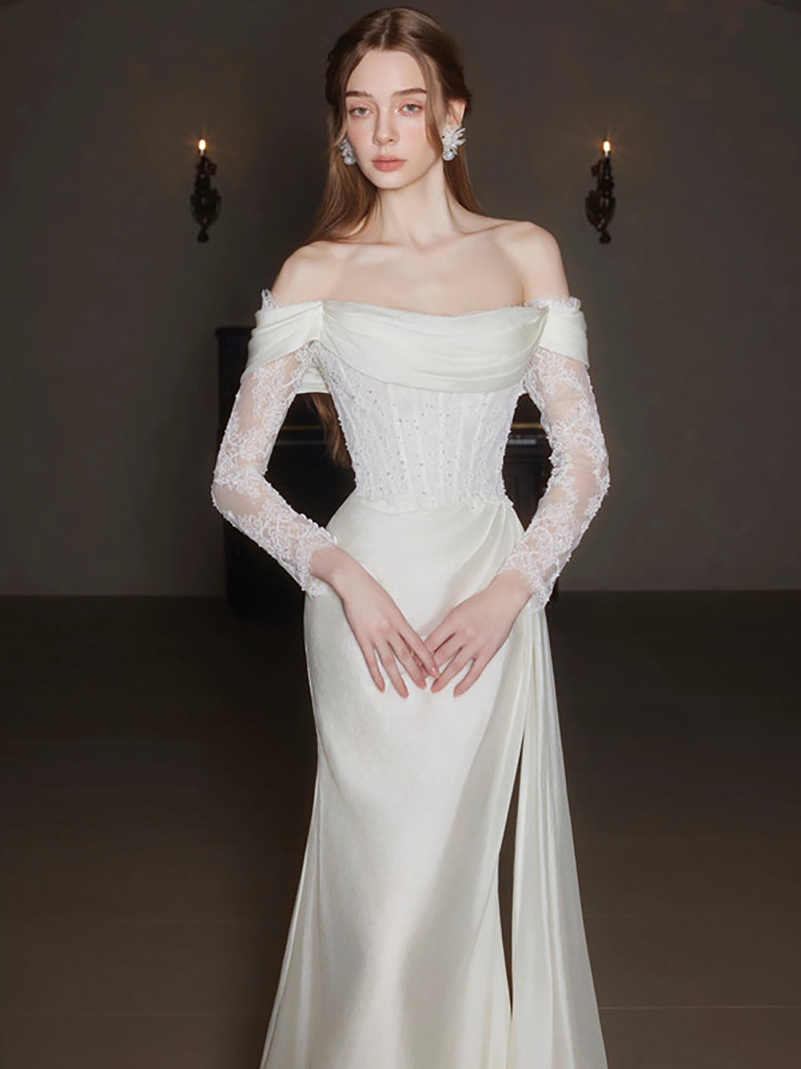 Sukienka maxi z koronkowym marszczeniem i gorsetem Xanthe 