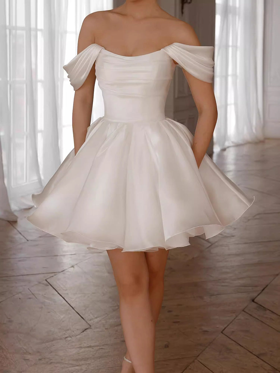 Nyx Drapeli Saten Mini Elbise