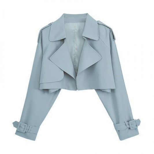 Minimal Kısa Trençkot