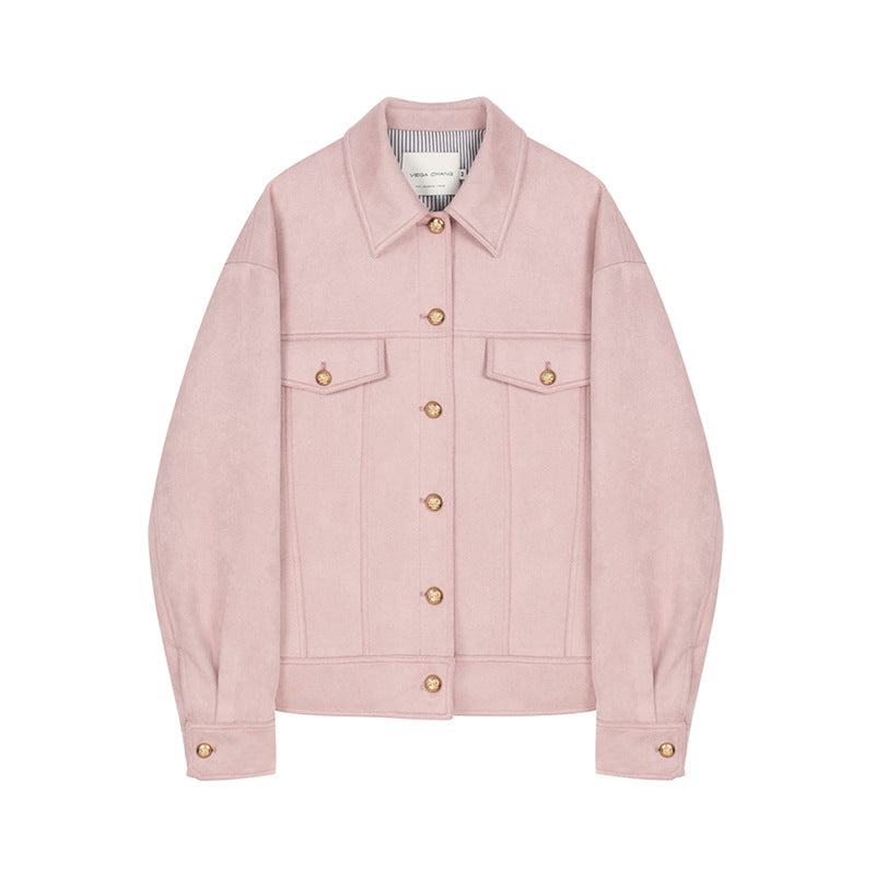 Urban Chic Oversize Süet Mevsimlik Kaban