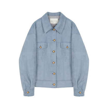 Urban Chic Oversize Süet Mevsimlik Kaban