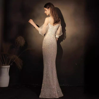 Eulalia Puf Kol Maxi Elbise