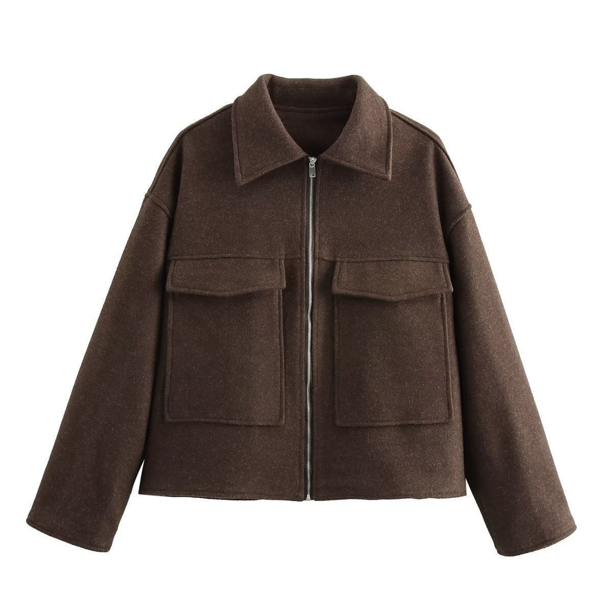 Lana Kargo Tweed Polo Ceket